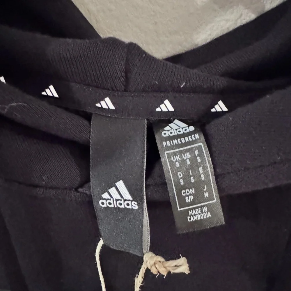 Adidas‎ Men's Black and White Logo Hoodie